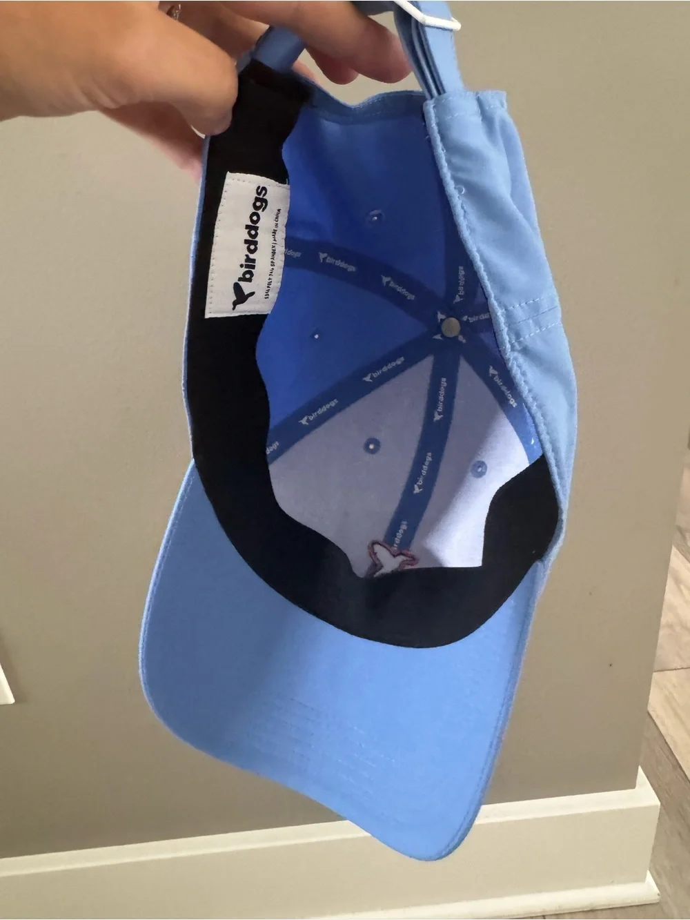 Birddogs Light Blue Baseball Cap with White & Red Logo